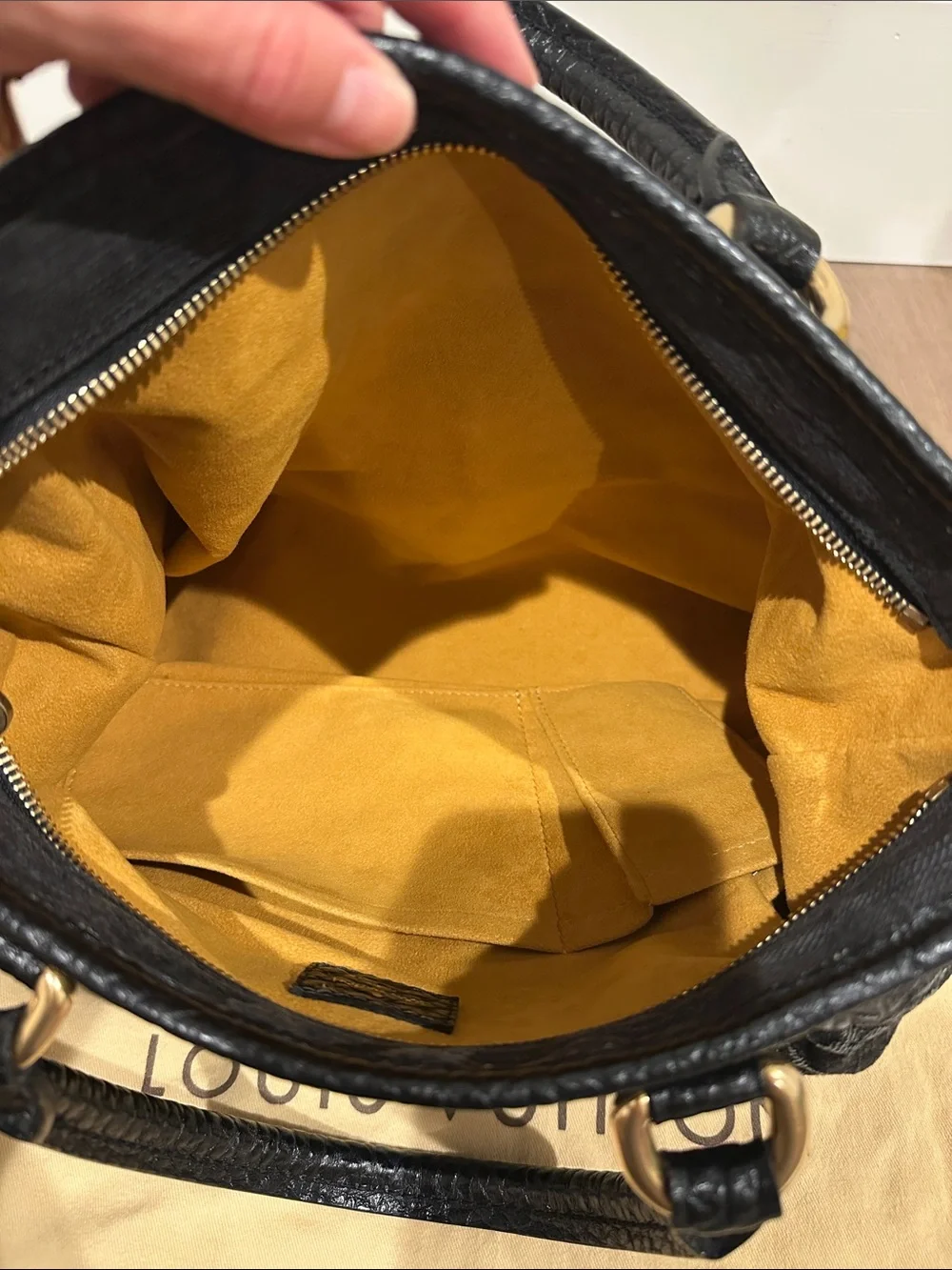 Louis Vuitton Black Denim Neo Cabby